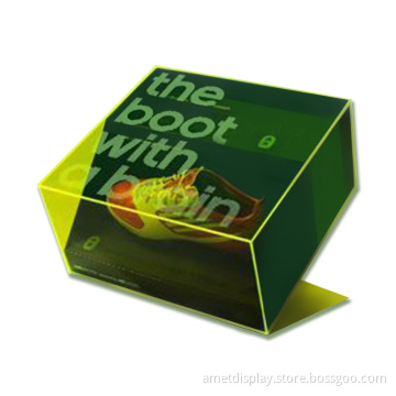Luxury Sneaker Plexiglass Box Rotating 100% Clear Color Acrylic Shoe